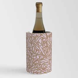 Summer Earth Color Saffron - Abstract Botanical Nature Wine Chiller