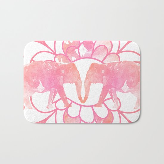 Elephants Bath Mat
