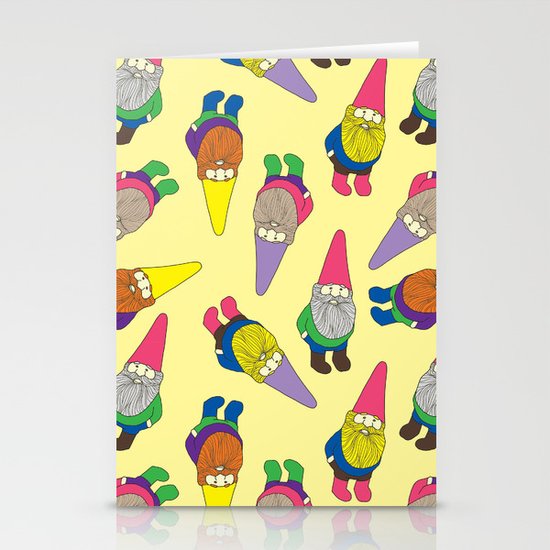 Garden Gnomes Stationery Cards