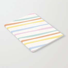 Wavy Diagonal Stripes Notebook