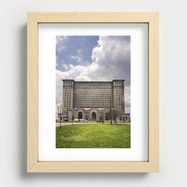 Train Station Recessed Framed Print