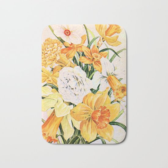 Wordsworth and daffodils. Bath Mat