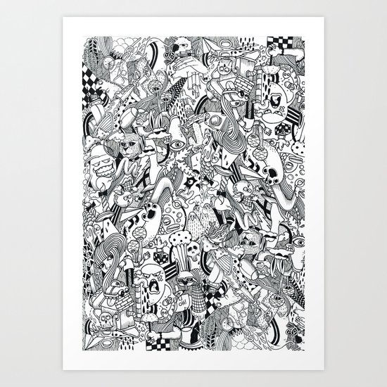 My (i) Land Art Print