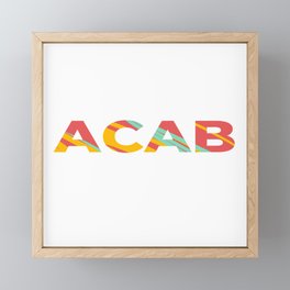 ACAB Framed Mini Art Print