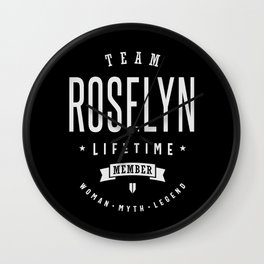Roselyn Personalized Name Birthday Gift Wall Clock