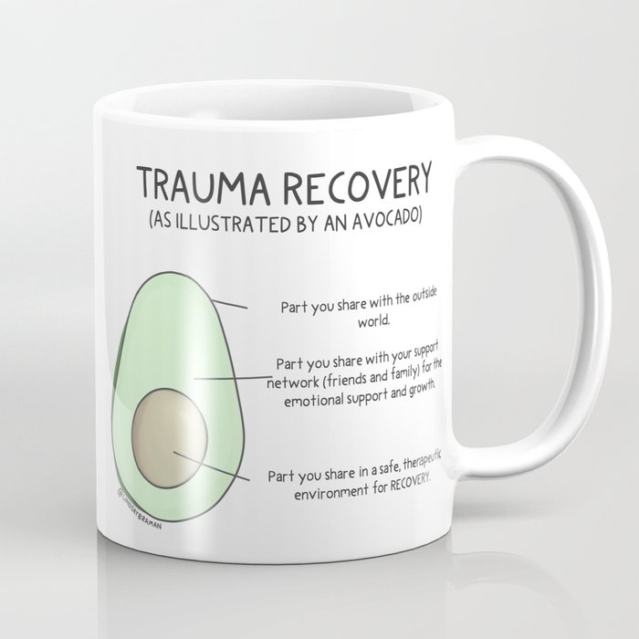 Trauma Recovery Avocado Model Coffee Mug