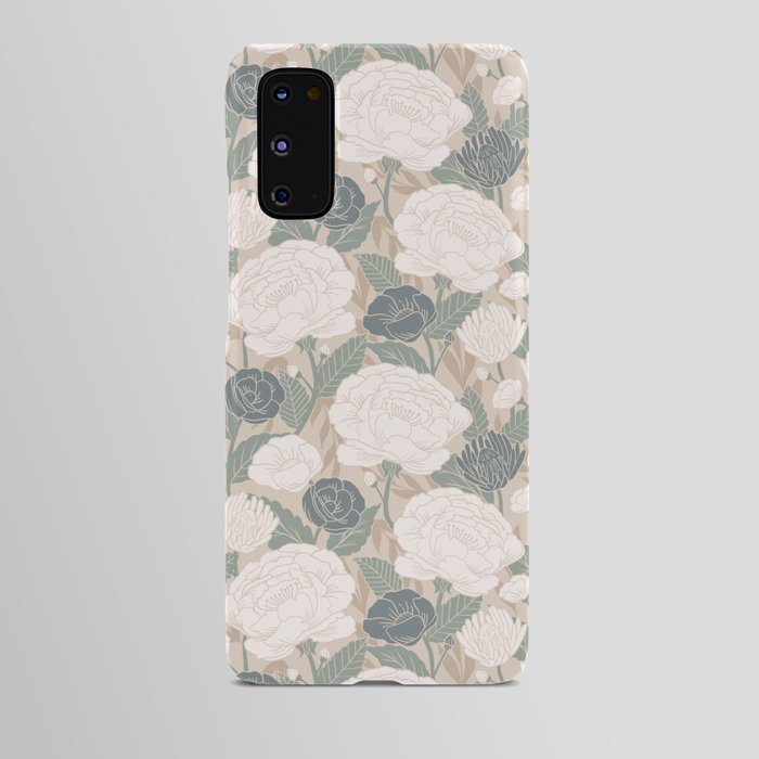 Spring Garden on Taupe Android Case