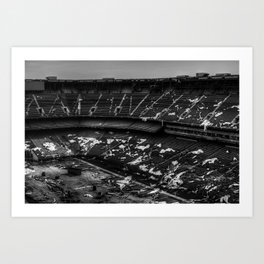 Pontiac Silverdome High View Art Print