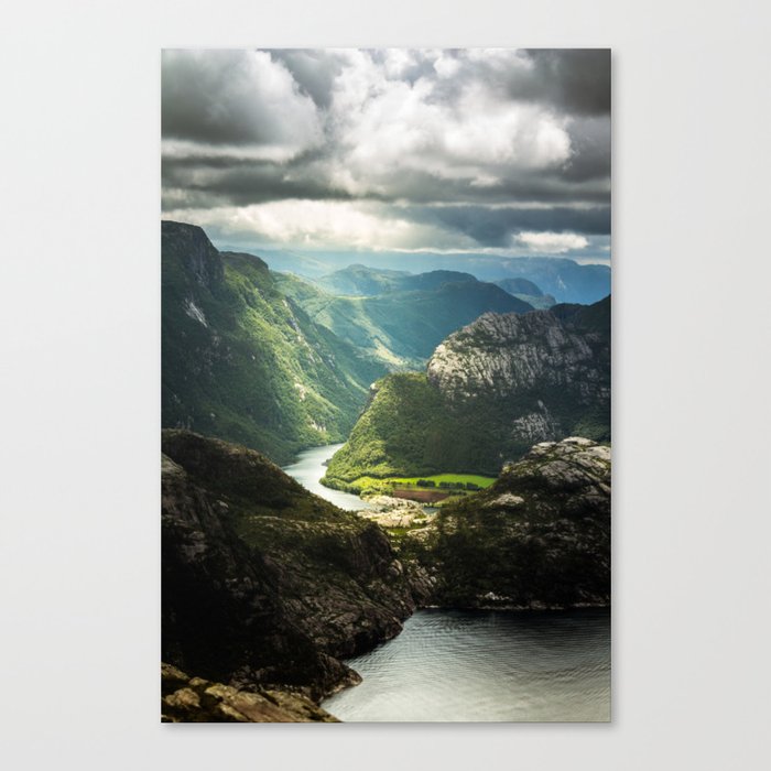 The Valley Canvas Print
