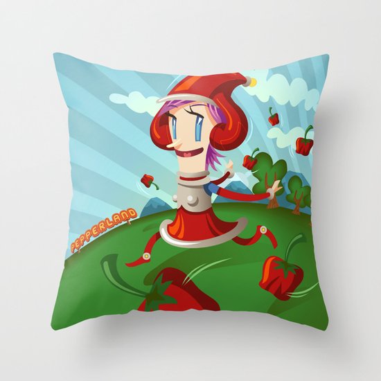 PepperLand Throw Pillow