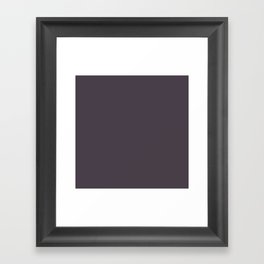 Stone Violet Framed Art Print