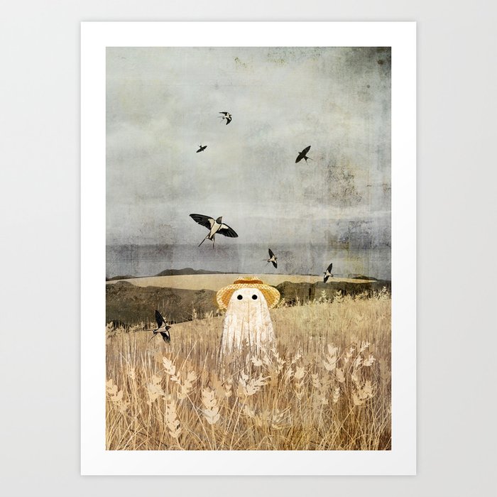 Walter and the Sky dancers Art Print