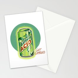 Battery Acid Soda Stationery Cards
