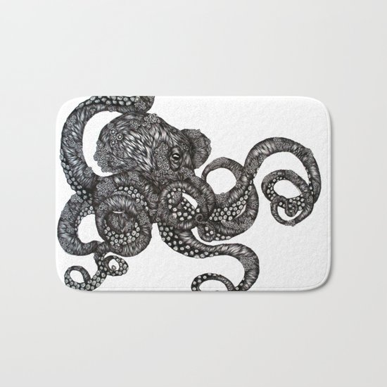 Barnacle Octopus Bath Mat