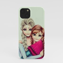Frozen Sisters by Gabriella Livia iPhone Case