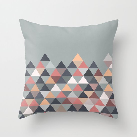 Nordic Combination IV Throw Pillow by Mareike Bohmer Society6