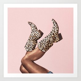 These Boots - Leopard Print II Art Print