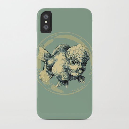 Bubble Head Fish iPhone Case