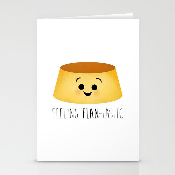 Feeling Flan-tastic Stationery Cards