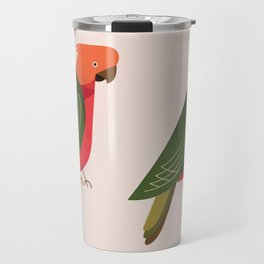 Whimsy Australian King Parrot Travel Mug