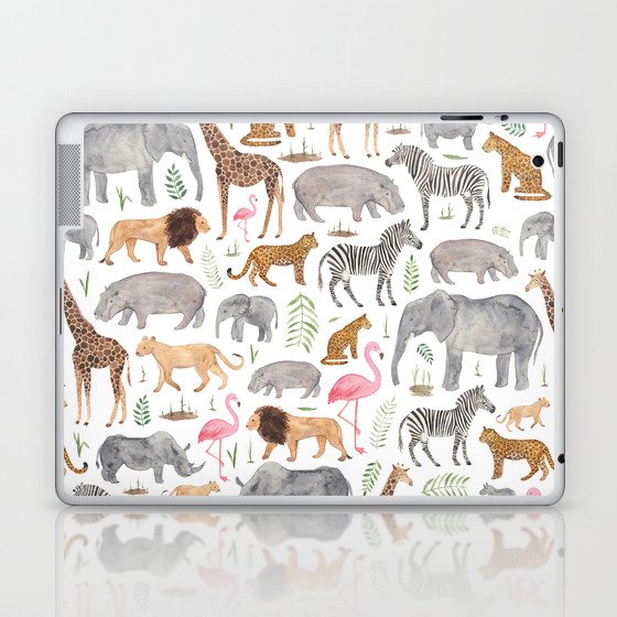 Safari Animals Laptop & iPad Skin