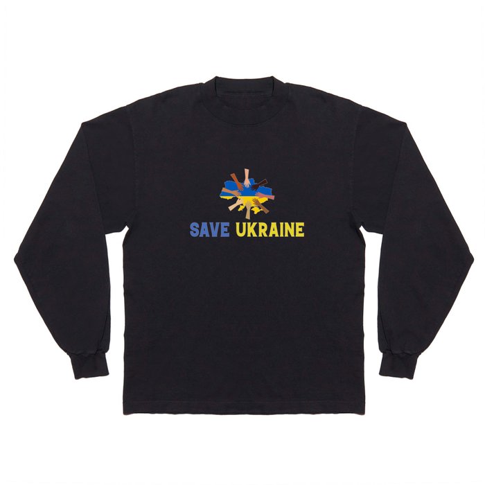 Save Ukraine Long Sleeve T Shirt
