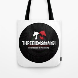 Three horsemen record logo Tote Bag