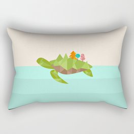 Turtle Island Rectangular Pillow