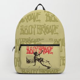 BBOY BRIGADE Backpack | Skategrea, Oldschool, Digital, Hiphopgear, Breakdance, Dedos, Curated, Black And White, Graphicdesign, Graffiti 