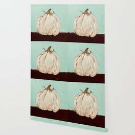 White Pumpkin Wallpaper For Any Decor Style Society6