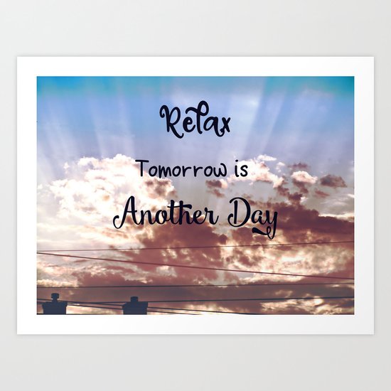 Relax Art Print