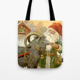 “The Sled Goat” by Jenny Nystrom Tote Bag