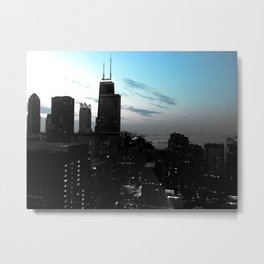 East of Michigan Ave. #1 Metal Print | Architecture, Photo, Digital 