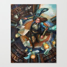 Library Search Canvas Print
