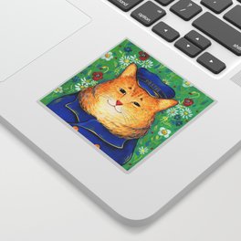 Postal cat Sticker