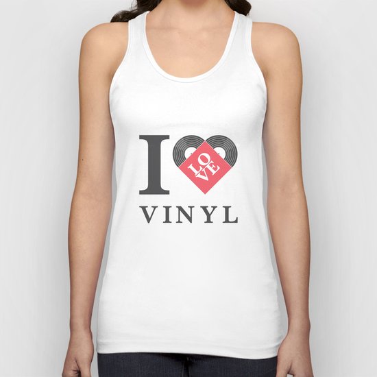 Vinyl Love Unisex Tank Top