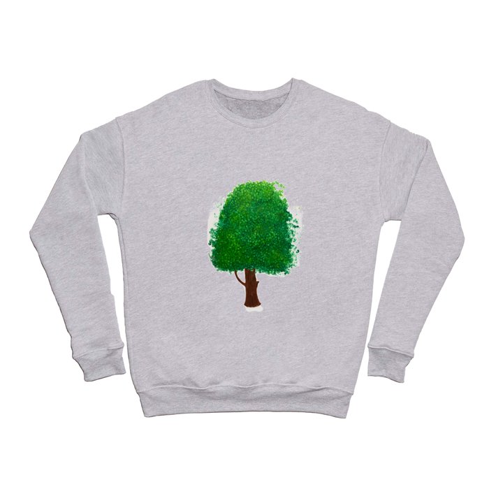 A green tree Crewneck Sweatshirt