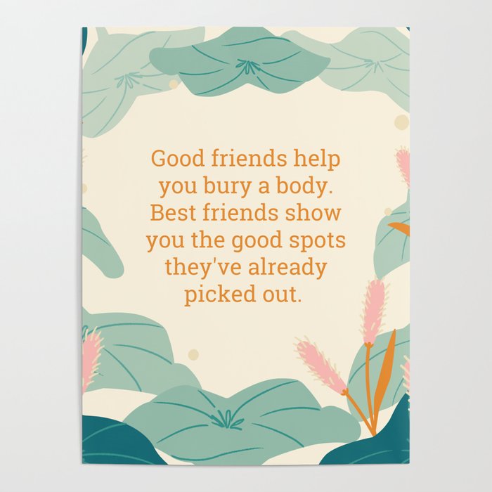 True crime and good friends Poster