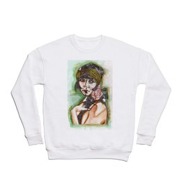 Flapper Girl Crewneck Sweatshirt