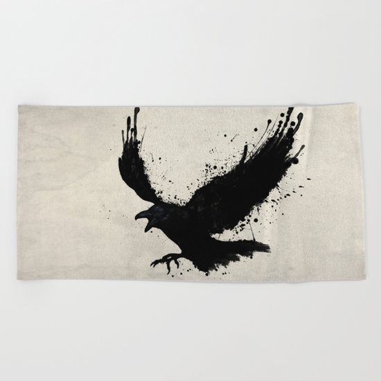 Raven Beach Towel