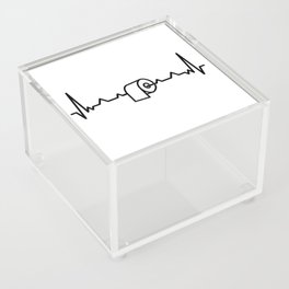 EKG Toilet Paper  Acrylic Box
