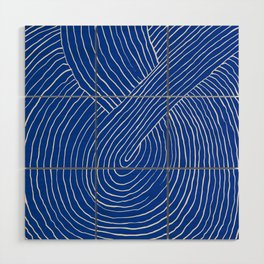 Strokes 01: Chathams Blue Edition  Wood Wall Art