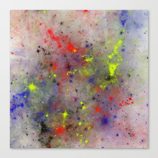 Primary Space Canvas Print