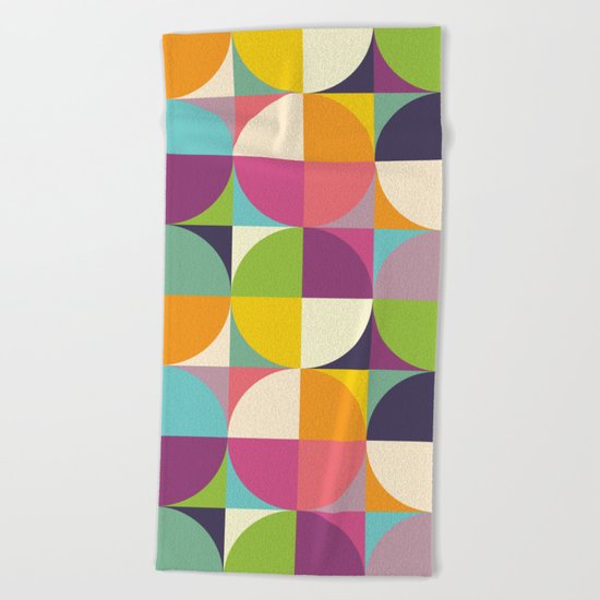Quarters Quilt 4 Beach Towel