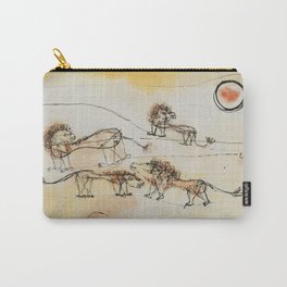 Paul Klee A Pride of Lions (Take Note!) 1924 Carry-All Pouch