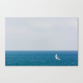 Sailing alone II Canvas Print
