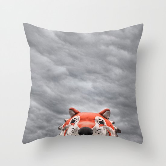 The Eye of the Tiger Throw Pillow