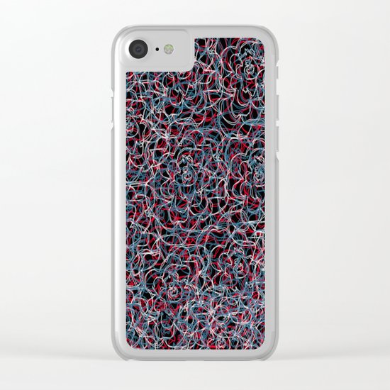 Floral pattern 21 Clear iPhone Case