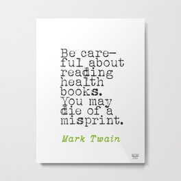 Mark Twain quote Metal Print | Stockquotes, Quotesaboutlife, Wantedposter, Goodmorningquotes, Famousquotes, Lovely, Happywords, Typewriter, Typography, Old 