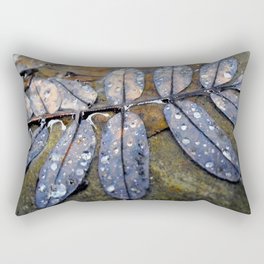Rainy Leaves Rectangular Pillow